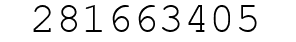 Number 281663405.