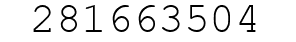 Number 281663504.