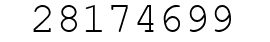 Number 28174699.