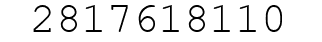 Number 2817618110.