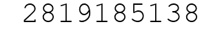 Number 2819185138.