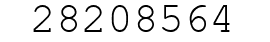 Number 28208564.