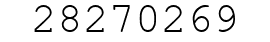 Number 28270269.