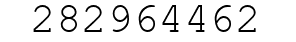 Number 282964462.