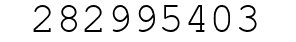 Number 282995403.