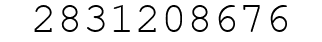 Number 2831208676.