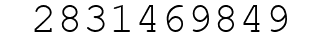 Number 2831469849.