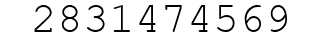 Number 2831474569.