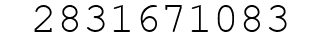 Number 2831671083.