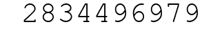 Number 2834496979.