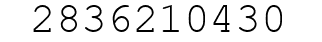 Number 2836210430.