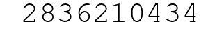 Number 2836210434.