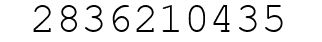 Number 2836210435.