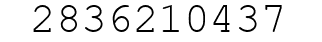 Number 2836210437.