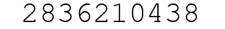 Number 2836210438.