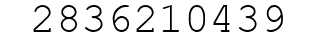 Number 2836210439.