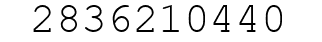 Number 2836210440.