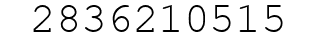 Number 2836210515.