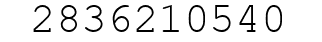 Number 2836210540.