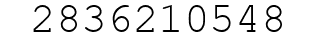 Number 2836210548.