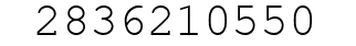 Number 2836210550.