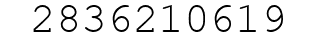 Number 2836210619.