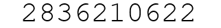 Number 2836210622.