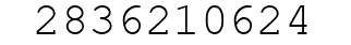Number 2836210624.