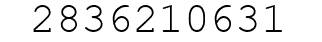 Number 2836210631.