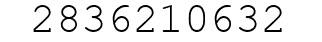 Number 2836210632.