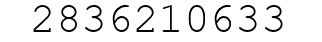 Number 2836210633.