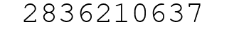 Number 2836210637.