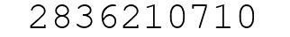 Number 2836210710.