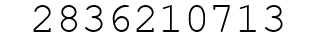 Number 2836210713.