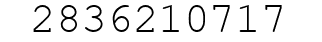 Number 2836210717.