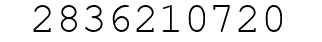 Number 2836210720.