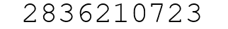 Number 2836210723.