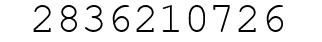 Number 2836210726.