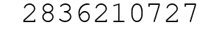 Number 2836210727.