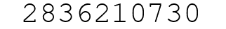 Number 2836210730.