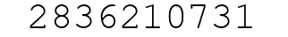 Number 2836210731.