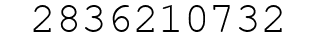 Number 2836210732.