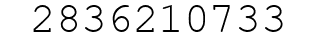Number 2836210733.