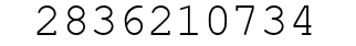 Number 2836210734.