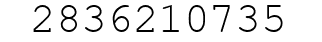 Number 2836210735.