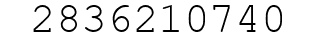 Number 2836210740.