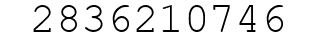 Number 2836210746.