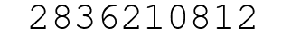 Number 2836210812.