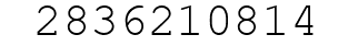 Number 2836210814.