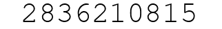 Number 2836210815.